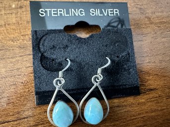 Sterling Silver Laramar Teardrop Earrings