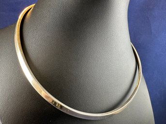 Sterling Silver Cuff Necklace, Mexico