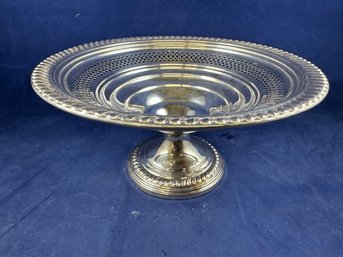 Sterling Silver Weighted Footed Candy Bowl