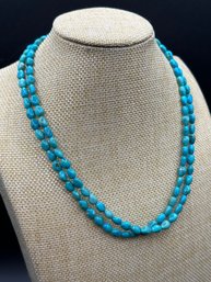 Jay King Sterling Silver Findings Turquoise Necklace, 18-21