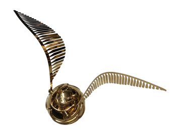 Collectible Harry Potter Gold Snitch Clock With Original Packaging And Authentication