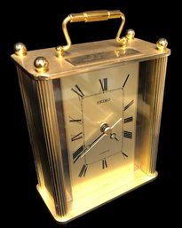 SEIKO Gold-toned Mantel Clock
