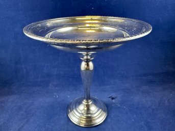 Sterling Silver Weighted Footed Bowl, 6'