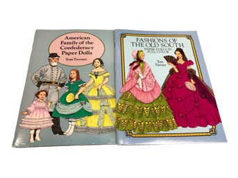 Two (2) Books Of Paper Dolls Of The American South
