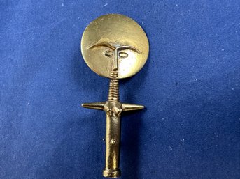 Tribal African Amulet Pin Brooch By Alva Museaum Replicas