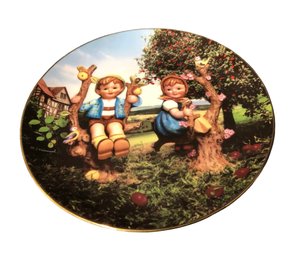 Hummel Plate Collection, Apple Tree Boy And Girl. 8' Little Companions