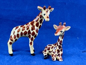 Porcelin Giraffe Collection - 2 Pieces
