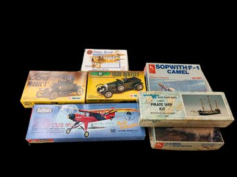 Collectible Vintage Models Planes, Car And Ship