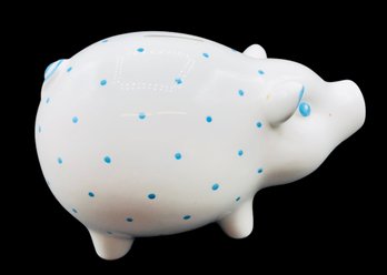 Tiffany And Co. Ceramic Hand Painted Piggy Bank