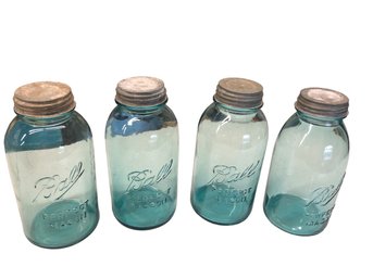 Lot 2 Of Four(4) Vintage Collectible Ball Vacuum Jars