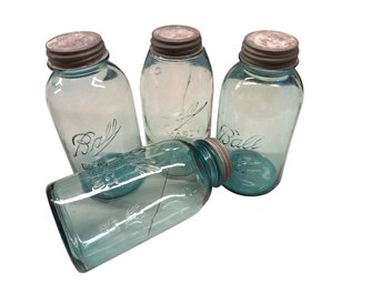 Lot 1 Of Four(4) Vintage Collectible Ball Vacuum Jars