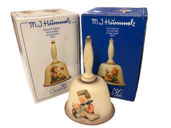 Lot Of Four(4) Hummel First Edition Annual Ceramic Bells