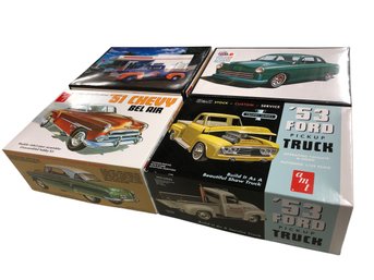 Lot Of Four(4) Automobile Scale Model Kits