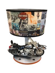 Flawless Harley Davidson Heritage Softail Table Lamp, Night Light & Sounds