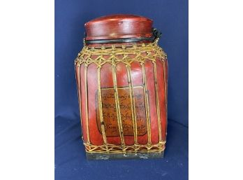 Large Asian Middle Eastern Distressed Container