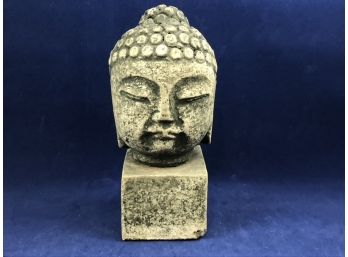 Meditating Stone Buddha Head