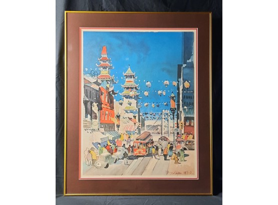 Lithograph 0f A Kingman Watercolor Painting