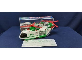 HESS 2001 #2 Helicopter With Motorcycle And Cruiser