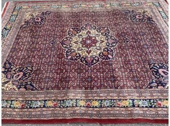 Lot 2:  Wool Asain Patterned Area Rug, 9'4' X 7'11'