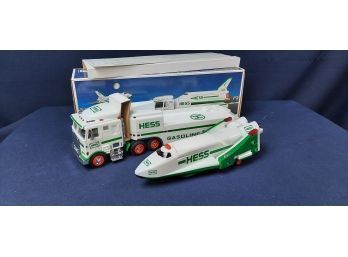 HESS 1999  #1 Toy Truck And Space Shuttle With Satellite