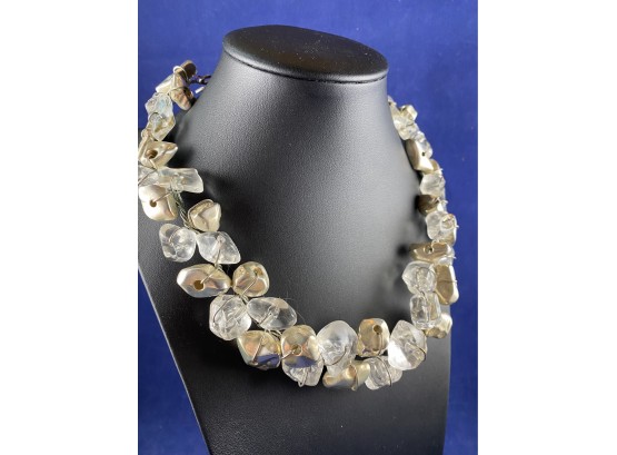 Abra Couture Jewelry - Resin And Silver, 16-18'