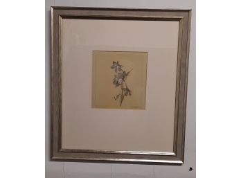 Draughdrill Delphinium  Picture Frame Painting