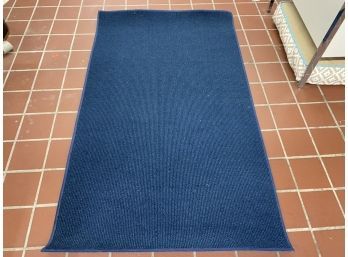 Lot 2 Blue Area Rug 3' X 5' Poly