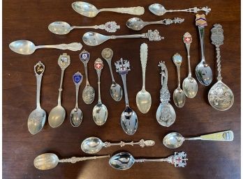 Mixed Lot Of Collectors Spoons
