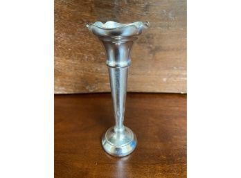 L.J. Millington Birmingham, Antique Sterling Silver Weighted Bud Vase