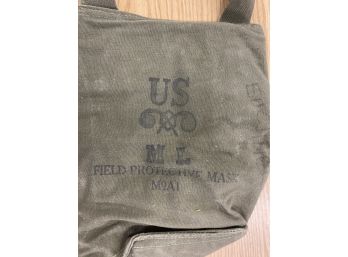 Vintage Military Field Protective Mask Bag - No Mask