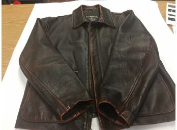 Vintage  Leather Bomber Jacket