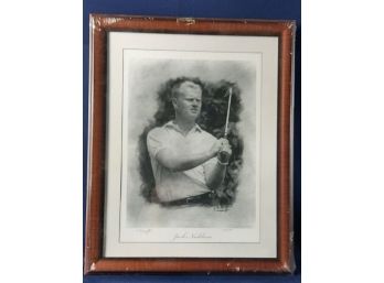 Signed And Numbered Print Of Arnold Palmer By P Knight