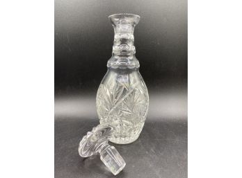 1970 Vintage Cut Glass Decanter, Tudor Crystal