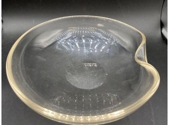 Elsa Peretti Thumbprint Bowl For Tiffany & Co. Clear Glass
