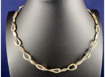 Stunning Sterling Silver Necklace,  16' - Lobster Clasp