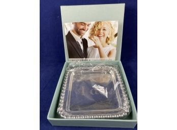 Marisposa 'I Do' Ring Plate, New In Box