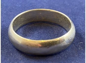 Sterling Silver Rounded Ring Band, Size 11