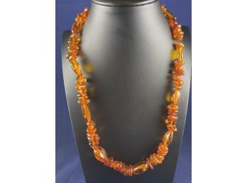 Amber Necklace, 22'