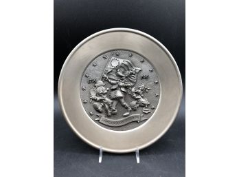 First Annual Disney Pewter Plate - America On Parade