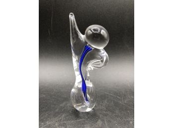 Attitude Glass Figurine- Handmade And Signed
