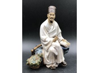 Porcelain Chinese Holy Man, Made In China