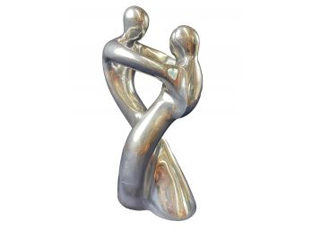 Alvaro Uribe Nambe Embrace Sculpture 2014