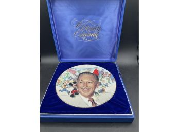 Walt Disney Commemorative Plate, 85th Anniversary Of Walt Disney’s Birth, Numbered
