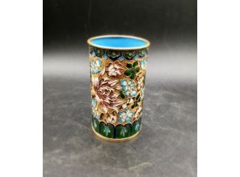 Cloisonne Asian Decorative Jar
