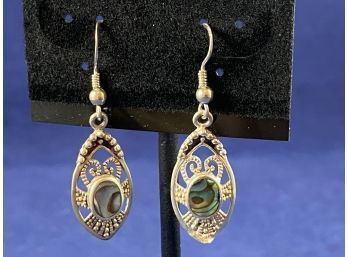 Sterling Silver & Abalone Earrings