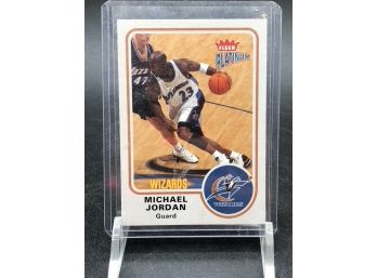 Michael Jordan 2002-03 Fleer Platinum Card #91 Wizards