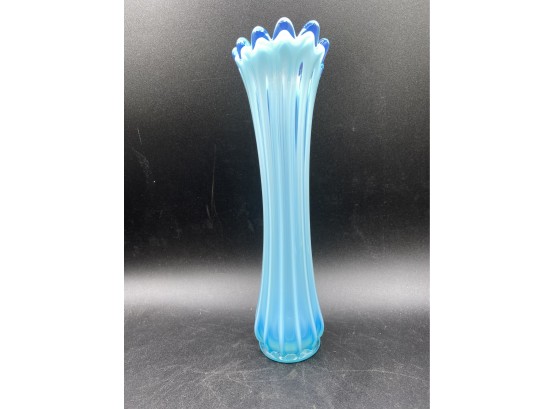 Vintage Fostoria Swung Glass Vase, 11'