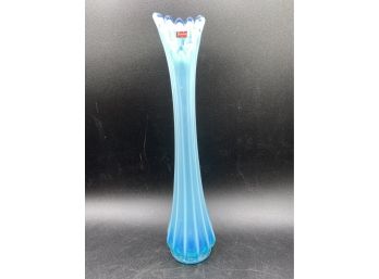 Vintage Fostoria Swung Glass Vase, 13'
