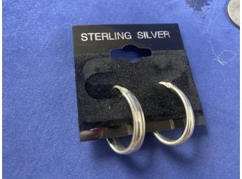 .999 Silver Hoop Earrings