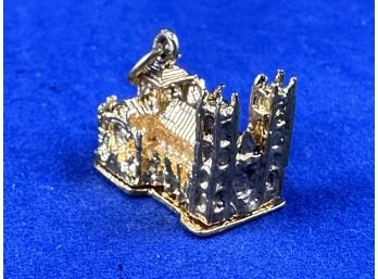 14K Yellow Gold Westminster Abby Charm